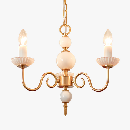 Elegant Metal Chandelier – Stylish Pendant Light in Classic Design for Living Room and Dining Room