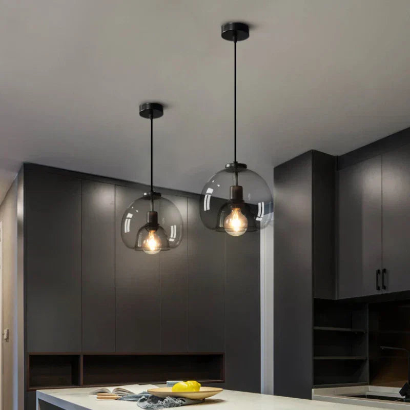 Nordic-Modern Glass Pendant Light for Dining Room and Kitchen – Luxury Design