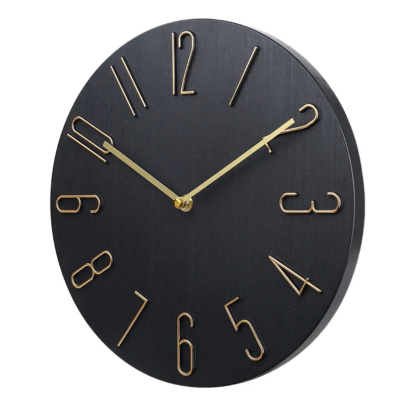 Modern Ultra-Silent Wall Clock – Timeless Design for Living Room or Office