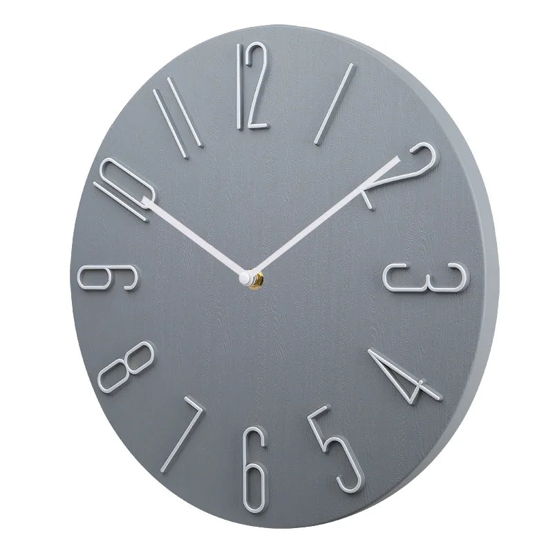 Modern Ultra-Silent Wall Clock – Timeless Design for Living Room or Office