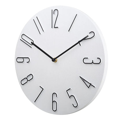 Modern Ultra-Silent Wall Clock – Timeless Design for Living Room or Office