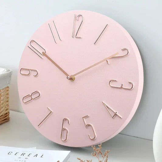 Modern Ultra-Silent Wall Clock – Timeless Design for Living Room or Office