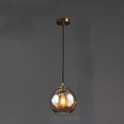 Modern Glass Ball Pendant Light – Elegant Lighting for Dining Rooms & Living Rooms